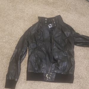 Women's pleather jacket